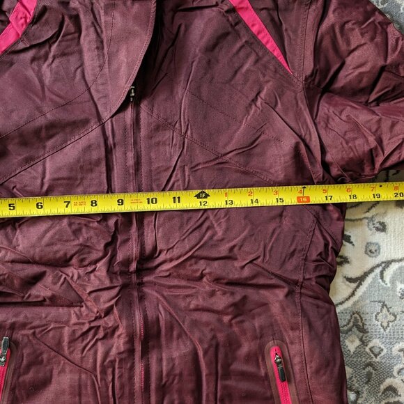 Columbia Bugaboo Interchange 3 in 1 Maroon Burgundy Women Ski Jacket XS - Picture 8 of 11